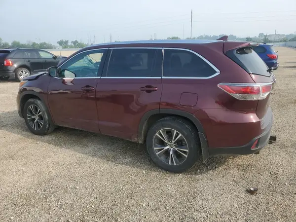 5TDJKRFH0GS319583 2016 TOYOTA HIGHLANDER - Image 2