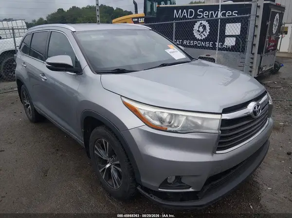 5TDJKRFH0GS352017 2016 TOYOTA HIGHLANDER - Image 1