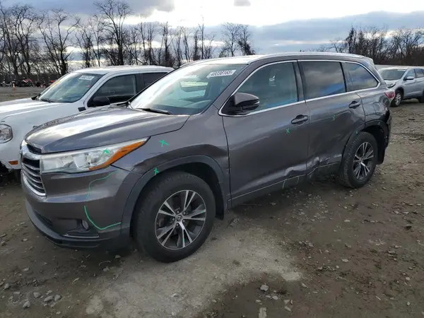 5TDJKRFH3GS275708 2016 TOYOTA HIGHLANDER - Image 1
