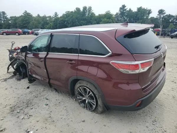 5TDJKRFH3GS336586 2016 TOYOTA HIGHLANDER - Image 2