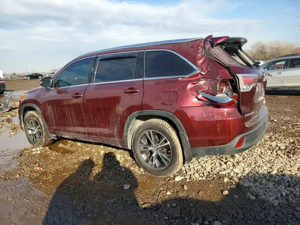 5TDJKRFH3GS337205 2016 TOYOTA HIGHLANDER - Image 2