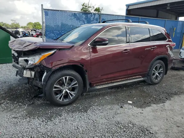 5TDJKRFH4GS274146 2016 TOYOTA HIGHLANDER - Image 1