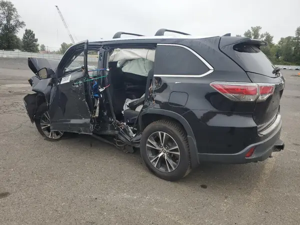 5TDJKRFH6GS242346 2016 TOYOTA HIGHLANDER - Image 2