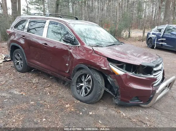 5TDJKRFH6GS316123 2016 TOYOTA HIGHLANDER - Image 1