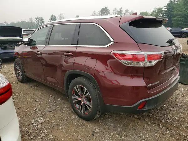 5TDJKRFH6GS351664 2016 TOYOTA HIGHLANDER - Image 2