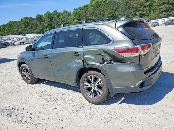 5TDJKRFH7GS256983 2016 TOYOTA HIGHLANDER - Image 2