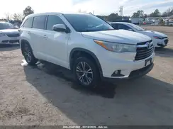 5TDJKRFH8GS237455 2016 TOYOTA HIGHLANDER