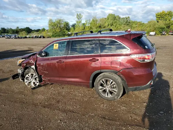 5TDJKRFHXGS233701 2016 TOYOTA HIGHLANDER - Image 2