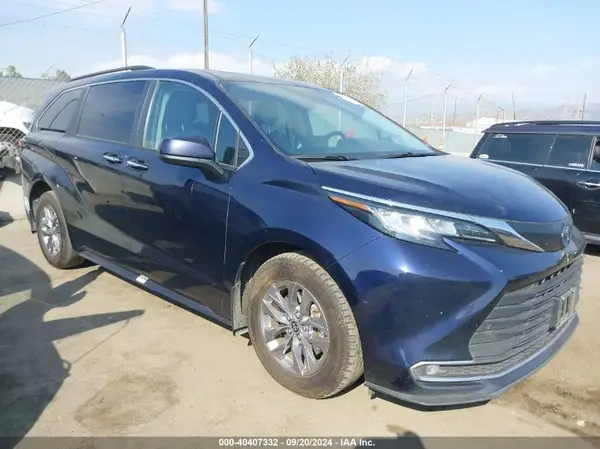 5TDJRKEC6NS097525 2022 TOYOTA SIENNA - Image 1