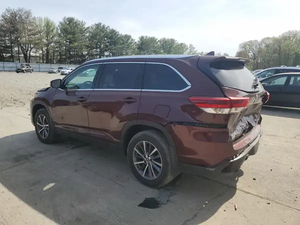 5TDJZRFH3KS967410 2019 TOYOTA HIGHLANDER - Image 2