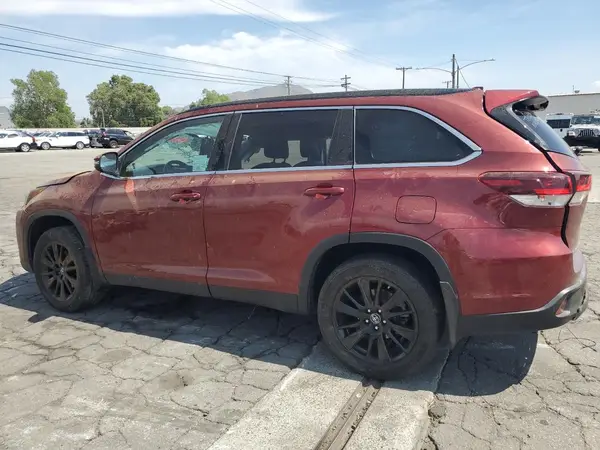 5TDJZRFH5KS704965 2019 TOYOTA HIGHLANDER - Image 2