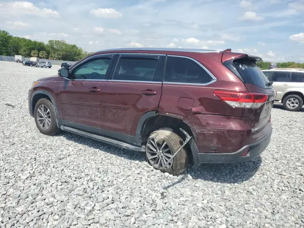5TDJZRFH5KS746200 2019 TOYOTA HIGHLANDER - Image 2