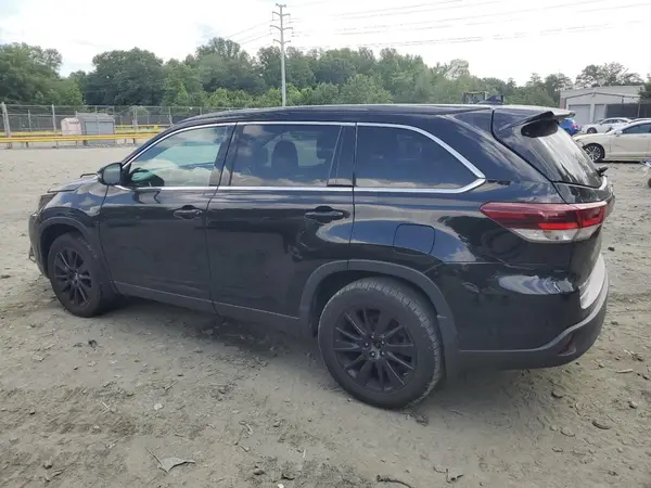 5TDJZRFH6KS566479 2019 TOYOTA HIGHLANDER - Image 2
