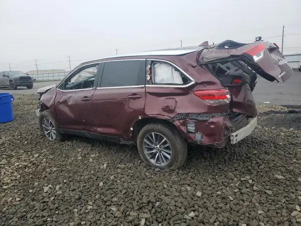5TDJZRFH8KS987300 2019 TOYOTA HIGHLANDER - Image 2