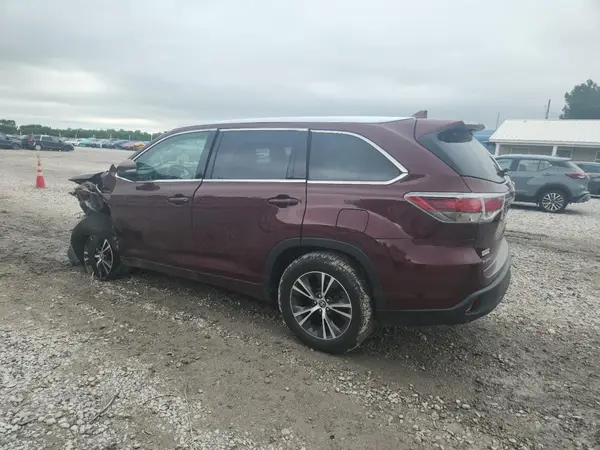 5TDKKRFHXGS157837 2016 TOYOTA HIGHLANDER - Image 2
