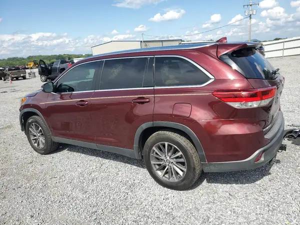 5TDKZRFH4KS325511 2019 TOYOTA HIGHLANDER - Image 2