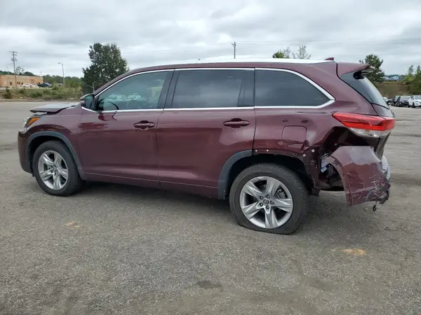 5TDYZRFH5KS333207 2019 TOYOTA HIGHLANDER - Image 2