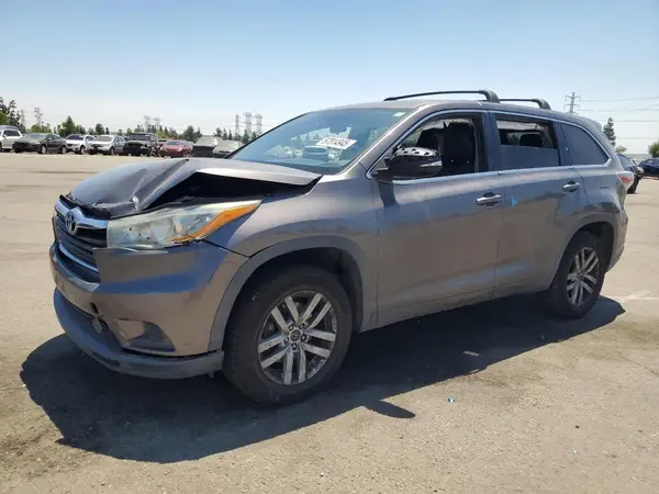 5TDZARFH0GS020293 2016 TOYOTA HIGHLANDER - Image 1