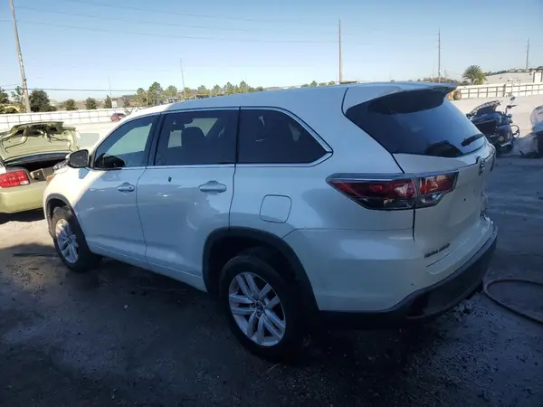 5TDZARFH1GS017550 2016 TOYOTA HIGHLANDER - Image 2