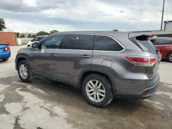 5TDZARFH2GS018027 2016 TOYOTA HIGHLANDER - Image 2
