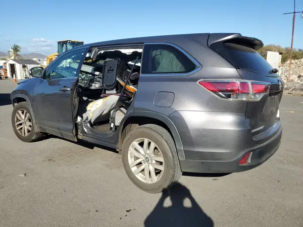 5TDZARFH5GS018426 2016 TOYOTA HIGHLANDER - Image 2