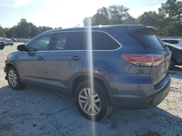 5TDZARFH6GS019276 2016 TOYOTA HIGHLANDER - Image 2