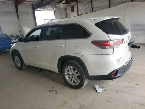 5TDZARFH7GS018542 2016 TOYOTA HIGHLANDER - Image 2