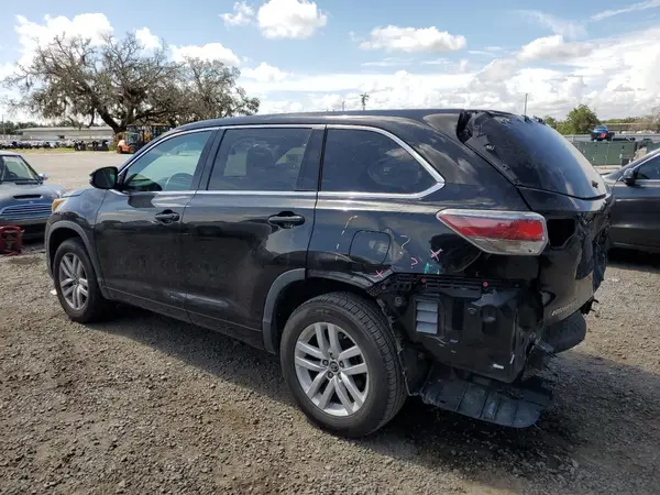 5TDZARFH8GS019327 2016 TOYOTA HIGHLANDER - Image 2