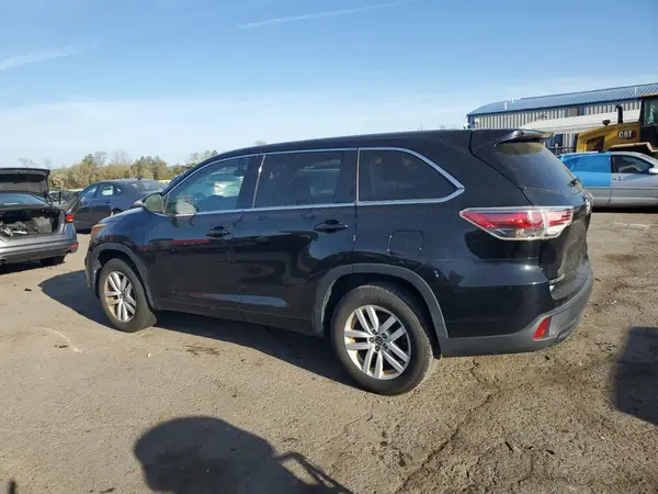 5TDZARFH9GS019398 2016 TOYOTA HIGHLANDER - Image 2