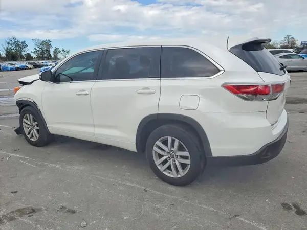 5TDZARFHXGS020107 2016 TOYOTA HIGHLANDER - Image 2