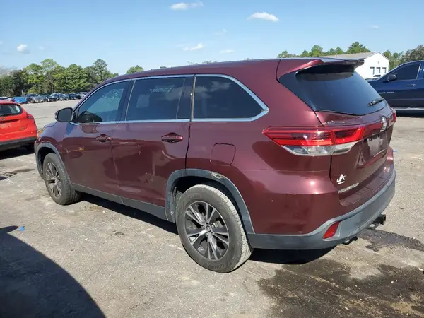 5TDZARFHXKS057196 2019 TOYOTA HIGHLANDER - Image 2