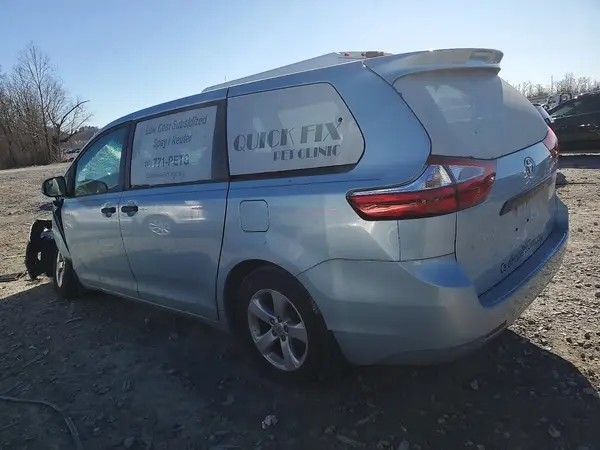 5TDZK3DC8GS740751 2016 TOYOTA SIENNA - Image 2