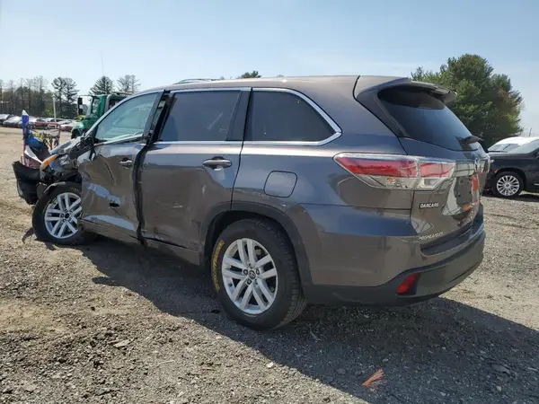 5TDZKRFH0GS177058 2016 TOYOTA HIGHLANDER - Image 2