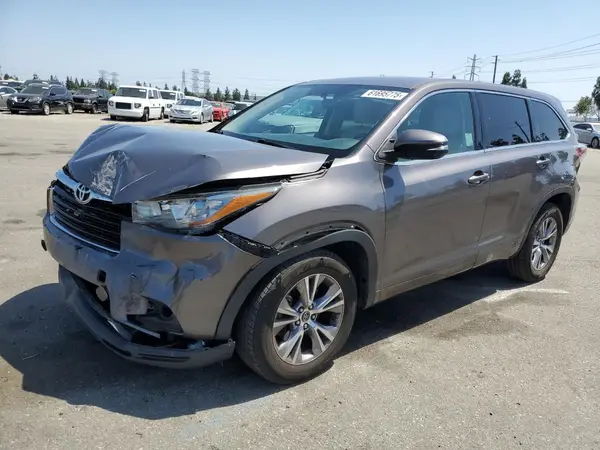 5TDZKRFH2GS130419 2016 TOYOTA HIGHLANDER - Image 1