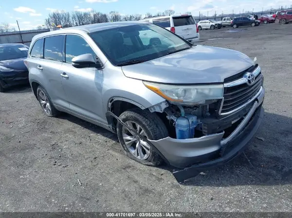 5TDZKRFH2GS186506 2016 TOYOTA HIGHLANDER - Image 1