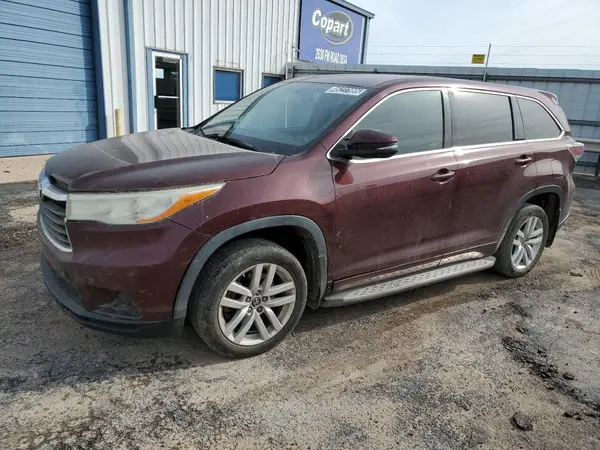 5TDZKRFH3GS166216 2016 TOYOTA HIGHLANDER - Image 1