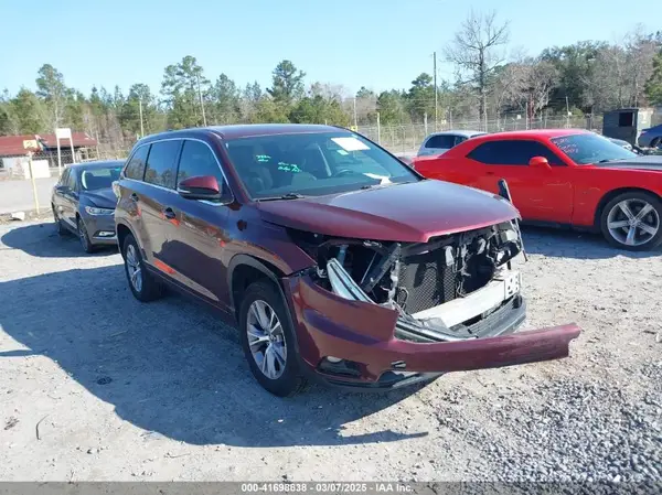 5TDZKRFH4GS134343 2016 TOYOTA HIGHLANDER - Image 1