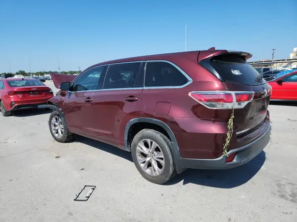 5TDZKRFH4GS136416 2016 TOYOTA HIGHLANDER - Image 2