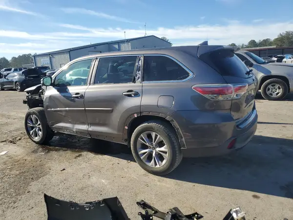 5TDZKRFH4GS141907 2016 TOYOTA HIGHLANDER - Image 2