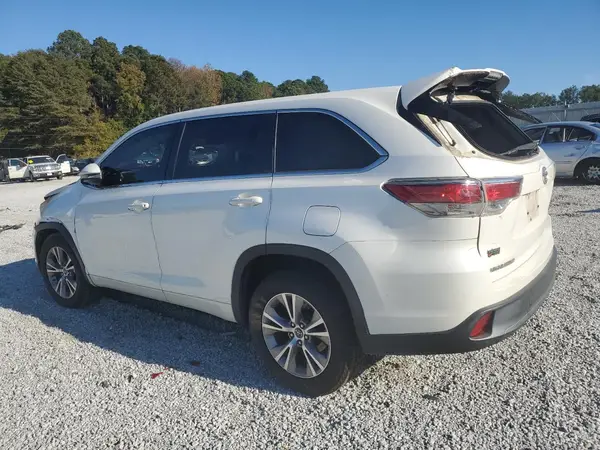 5TDZKRFH5GS159672 2016 TOYOTA HIGHLANDER - Image 2