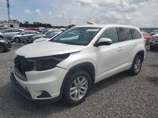 5TDZKRFH6GS126101 2016 TOYOTA HIGHLANDER - Image 1