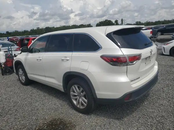 5TDZKRFH6GS126101 2016 TOYOTA HIGHLANDER - Image 2