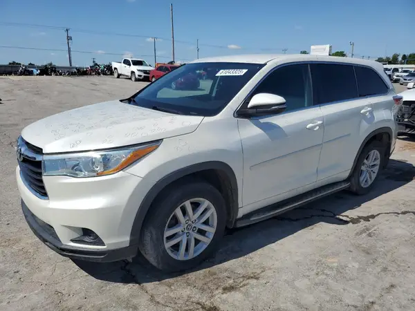 5TDZKRFH6GS177324 2016 TOYOTA HIGHLANDER - Image 1