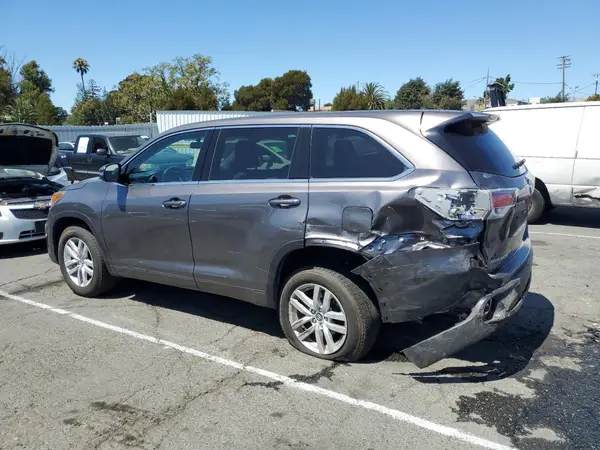 5TDZKRFH6GS177436 2016 TOYOTA HIGHLANDER - Image 2