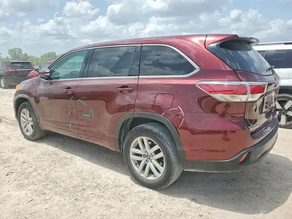 5TDZKRFH7GS181415 2016 TOYOTA HIGHLANDER - Image 2