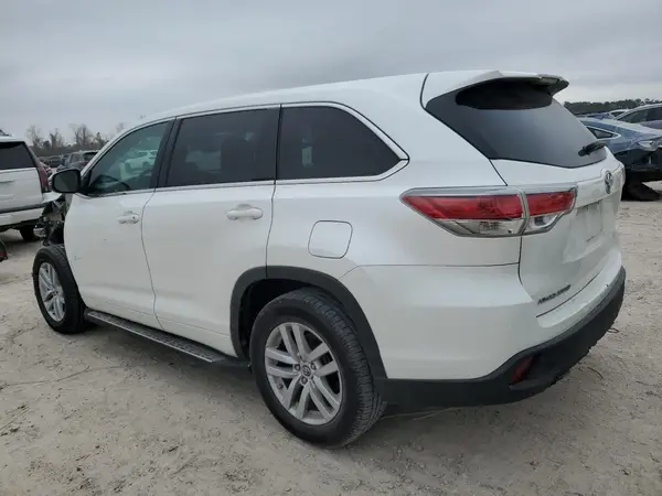 5TDZKRFH8GS130618 2016 TOYOTA HIGHLANDER - Image 2
