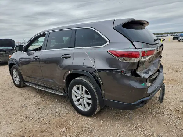 5TDZKRFHXGS184387 2016 TOYOTA HIGHLANDER - Image 2