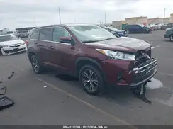 5TDZZRFH0KS317629 2019 TOYOTA HIGHLANDER