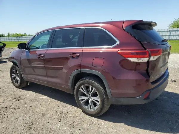 5TDZZRFH4JS278784 2018 TOYOTA HIGHLANDER - Image 2