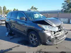 5TDZZRFH5JS255501 2018 TOYOTA HIGHLANDER